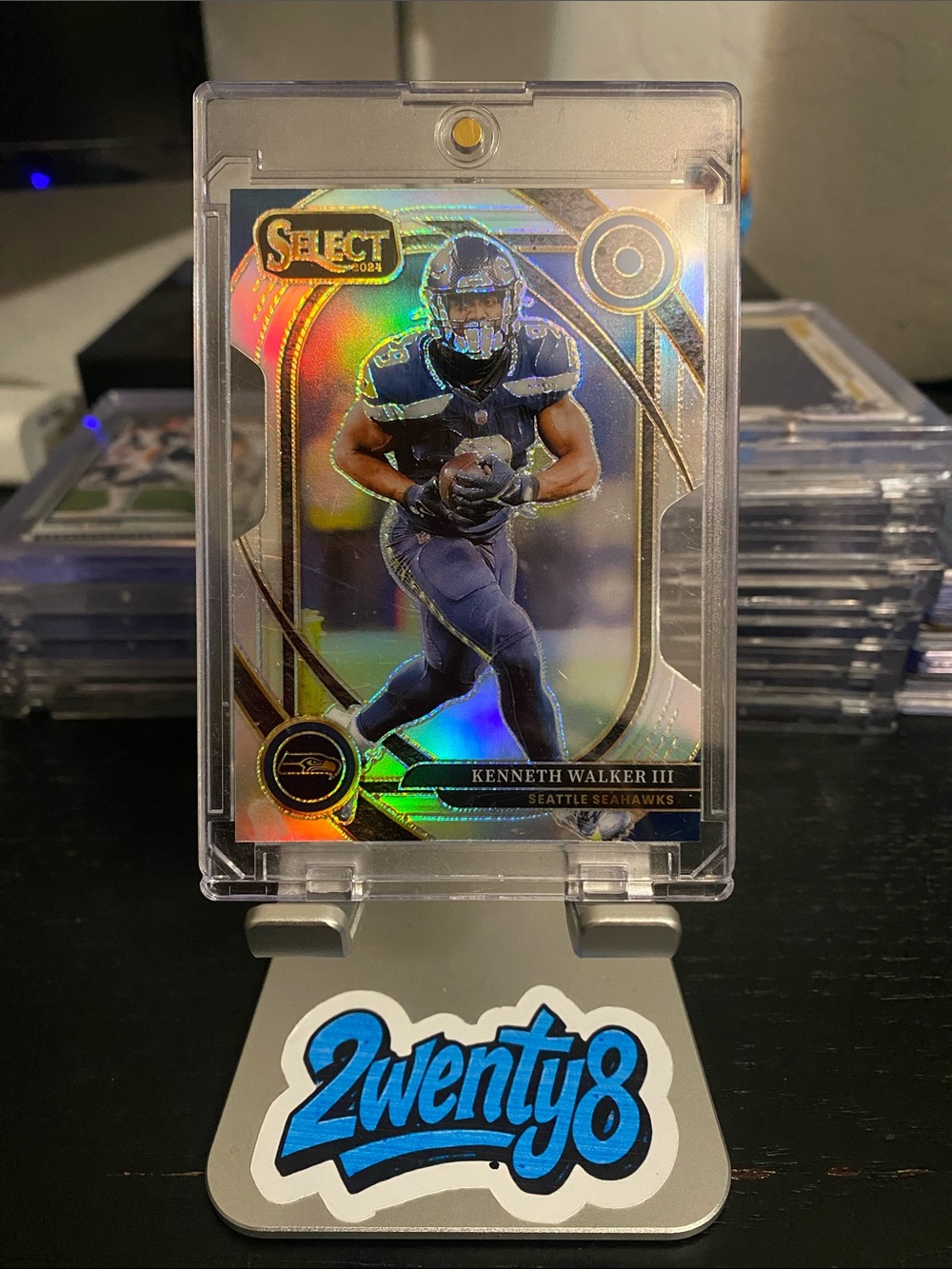 2024 Panini Select Club Level Kenneth Walker III #276 Silver Prizm Die-Cut